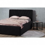 Łóżko tapicerowane z zagłówkiem i pojemnikiem NEVADA 180x200 cm