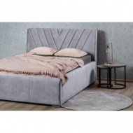 Łóżko tapicerowane z zagłówkiem i pojemnikiem NEVADA 180x200 cm