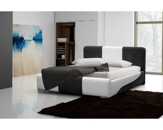 Łóżko tapicerowane APOLLO 120 x 200cm z pojemnikiem na pościel