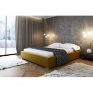Wolnostojące łóżko tapicerowane POLO 160 x 200cm z pojemnikiem na pościel