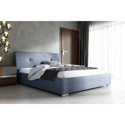 Łóżko tapicerowane MERANO 160 x 200cm z pojemnikiem na pościel