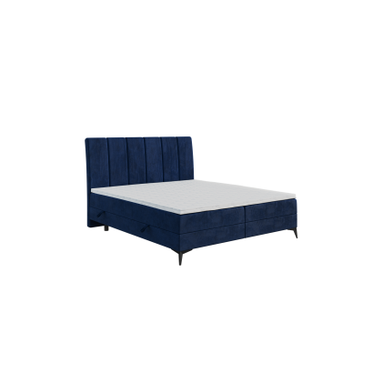 Jednoosobowe łóżko kontynentalne z materacem ADERTON 80x200