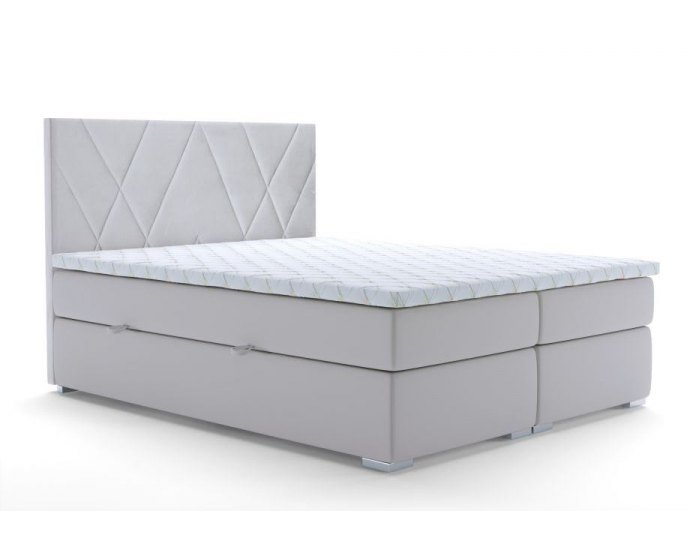 Duże i wygodne łóżko kontynentalne do sypialni LAURA 200x200