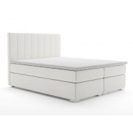 Wygodne łóżko Kontynentalne z materacem i pojemnikiem na pościel GRANDE 120x200