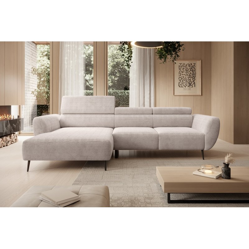 Narożnik AVERTO z elektrycznie regulowaną głębokością siedziska