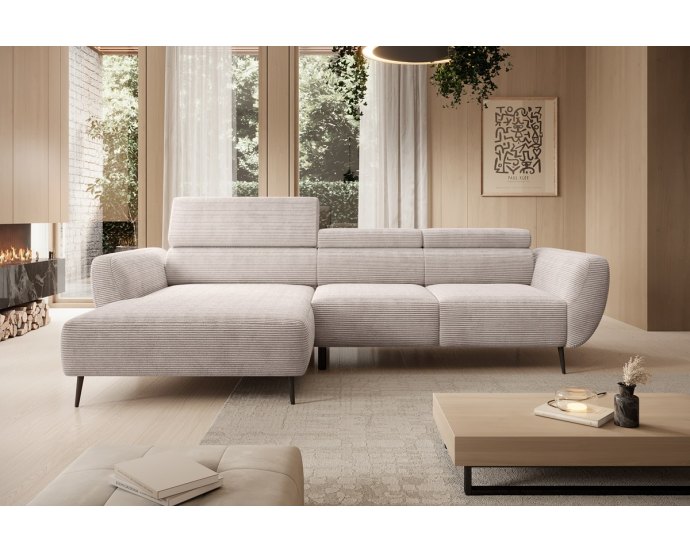 Narożnik AVERTO z elektrycznie regulowaną głębokością siedziska