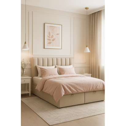 Nowoczesne Łóżko kontynentalne MADRYT 140/160/180/200 x 200 cm Bestseller