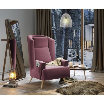 Nowoczesny fotel GOLD w stylu skandynawskim