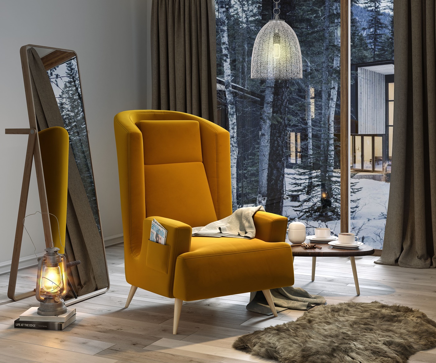 Nowoczesny fotel GOLD