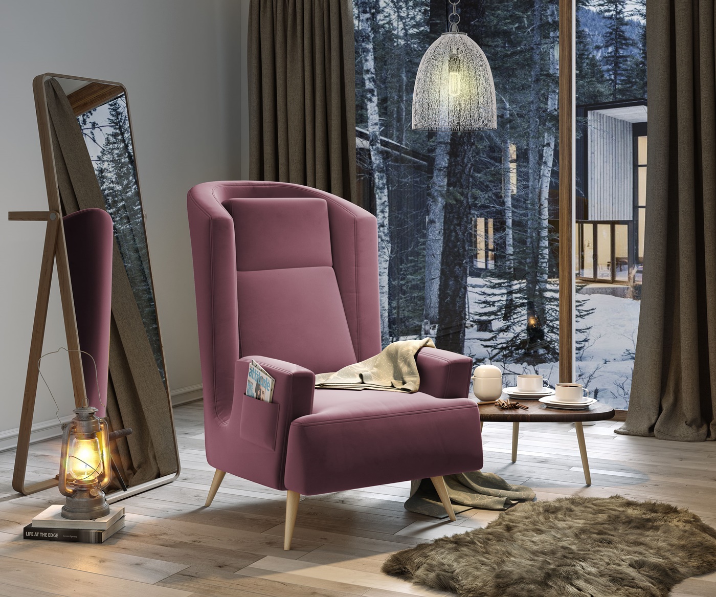 Nowoczesny fotel GOLD